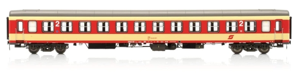 Jägerndorfer JC91040 - H0 - Personenwagen UIC-X 2. Kl. Sparlack, ÖBB, Ep. IV